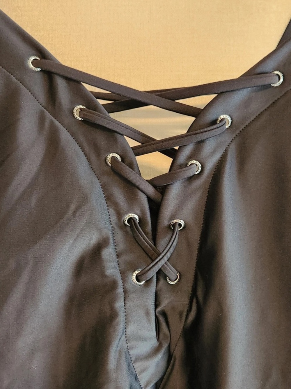 Nautica 3X Black One-Piece Swimsuit - Picture 2 of 12